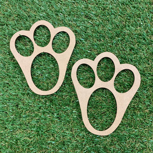 Bunny Paw Prints - Stencils