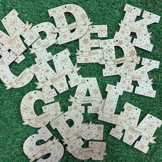 Christmas Letter Decorations