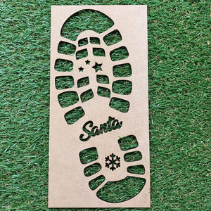 Santa Boot Prints - Stencil