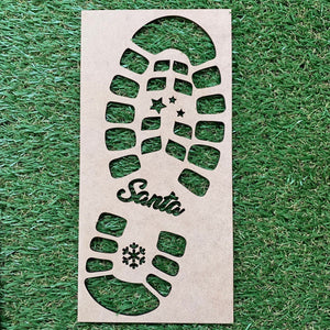 Santa Boot Prints - Stencil