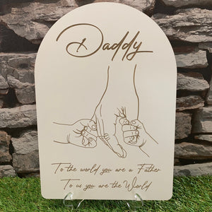 Daddy Plaque