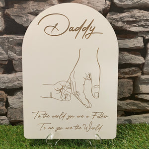 Daddy Plaque