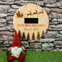 Load image into Gallery viewer, Santa Countdown Plaque
